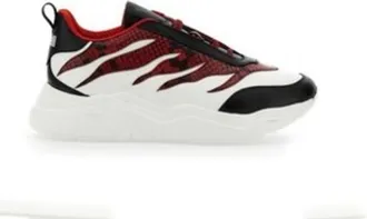Roberto Cavalli Firenze Python Flame Sneakers, Brand Size 40 ( US Size 7 )