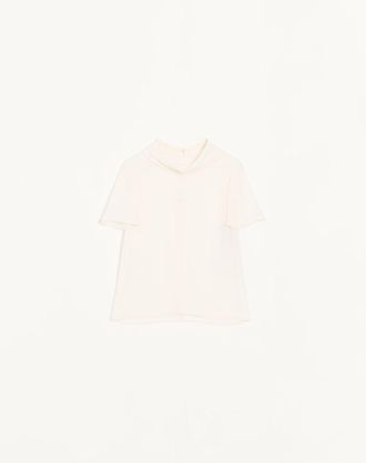 Valentino Top In Georgette Donna AVORIO 36