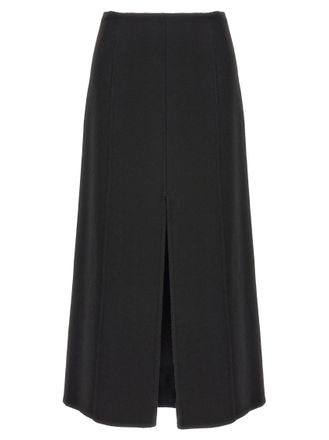 Ermanno Scervino Black Long cloth skirt