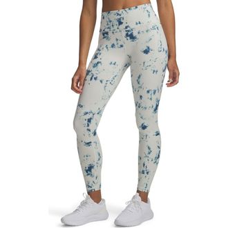 Under Armour Meridian Print Leggings in Summit White /Wham Blue at Nordstrom, Size Xx-Large