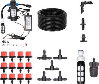 OEM Sistema De Riego Por Goteo Para Bricolaje, Flujo De Agua Ajustable, Kit Completo Para Jard&iacute;n, Kit K