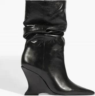 Schutz Womens Siena Slouch Bootie In Black