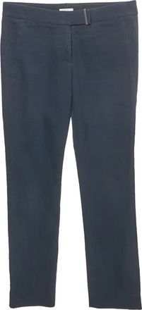 Brunello Cucinelli Pantaloni crop - Blu