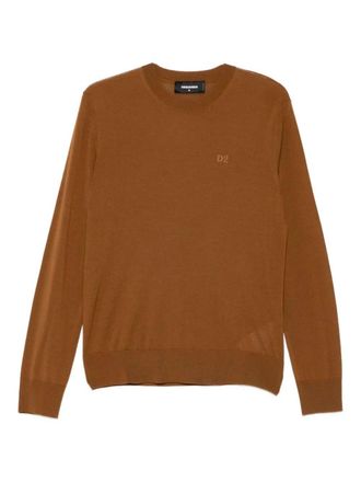 Dsquared2 D2 Wool Crew-Neck Sweater