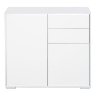 HOMCOM Homcom Mobile Moderno Multiuso 2 Armadietti E 2 Cassetti Apertura A Pressione