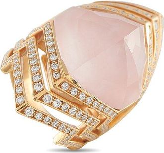 Stephen Webster 18K Rose Gold 0.97 ct. tw. Diamond & Opal Ring (Authentic Pre- Loved)