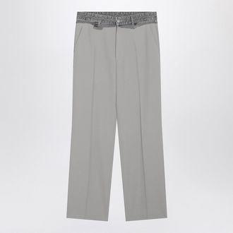 Maison Margiela Grey Wool Blend Trousers