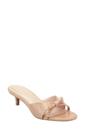 Bandolino Rissie Slide Sandal in Medium Natural at Nordstrom, Size 7.5