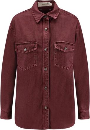 Golden Goose Overshirt - Dames - Zomerjassen - Rood - S - Nylon - Jassen