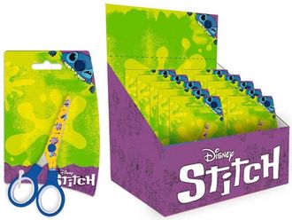 Trade Shop Trade Shop - Set 24pcs Tijeras Scissors School Decor Stitch Para El Ocio Escolar Papeler&iacute;a De Los Ni&ntilde;os 961556