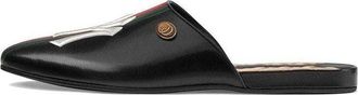 Gucci (WMNS) Gucci NY Yankees x Princetown G Black 536794-0G0L0-6464