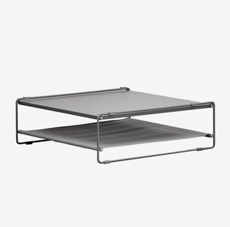 Sklum Sklum - Mesa Auxiliar Para Jard&iacute;n Convertible En Puff En Acero Amaro