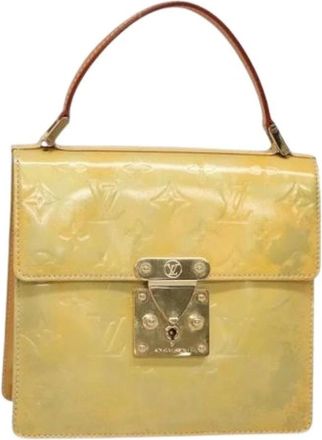 Louis Vuitton Pre-owned Handbags, female, Yellow, Size: ONE SIZE Pre-owned Leather handbags