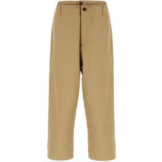 Vivienne Westwood Straight Trousers, male, Brown, L, Double Waist Straight Trousers