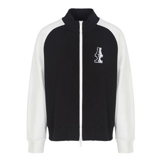 A|X Armani Exchange Zip-throughs, male, Black, Size: XL Felpa