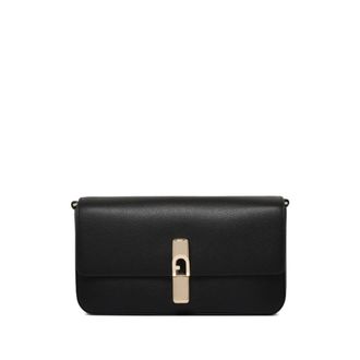 Furla Cross Body Bags, female, Black, Size: ONE SIZE Iride S Crossbody