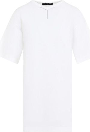 Y / Project Y Chrome Optic White Cotton T-Shirt