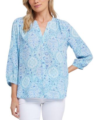 NYDJ Nydj Petite Pintuck Blouse
