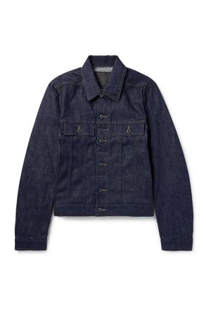 Rick Owens Slim-Fit Denim Trucker Jacket