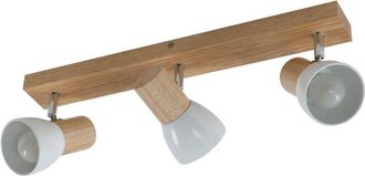 Lindby Lindby - Ceiling Lightdimmable Thorin made of Wood for Living Room & Dining Room