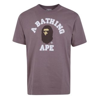A Bathing Ape A Bathing APE - College T-shirt - Heren - Tops - Bruin - Maat: XL Katoen