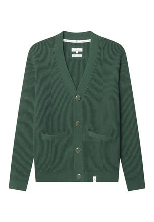 Colours & Sons Strickpullover COLOURS & SONS colours & sons Strickjacke Cardigan-Rib Washed, Herren, Gr. XL, gr&uuml;n, Obermaterial: 100% Baumwolle CO., Pullover Strickp