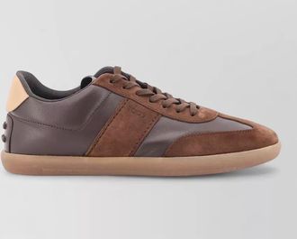 Tod's leather low-top sneakers