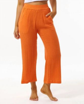 Rip Curl Premium Surf Beach Pant In Orange