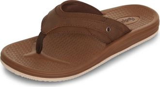 Floopi Daniel Comfort Thong Flip Flop in Brown at Nordstrom Rack, Size 10