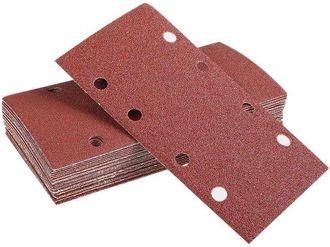 OEM 40 Fogli Di Carta Vetrata Rettangolare, Grana 60/80/120/240, Per Levigatrici Roto-orbitali, Per Legno E Metallo, 93 X 185 Mm, Con Retro Autoadesivo A 