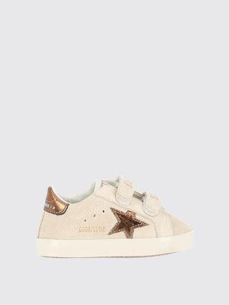 Golden Goose Sneakers Baby School da bambino in pelle scamosciata con velcro