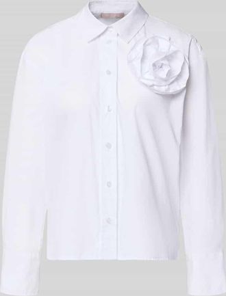 Christian Berg Hemdbluse mit Knopfleiste in Weiss, Gr&ouml;&szlig;e 34