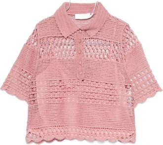 Zimmermann Wanderlust Crochet Cotton Top