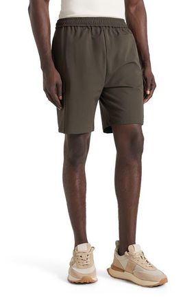 Mani&egrave;re De Voir Dimitri Technical Cargo Shorts in Olive at Nordstrom, Size X-Large