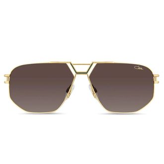 Cazal Sunglasses Cazal 9114 003 Khaki Gold/Smoky Green Unisex