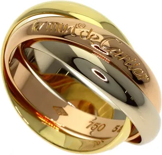 Cartier Yellow Gold (18K) Pink Gold (18K) White Gold (18K) Band Ring (Pre-Owned)