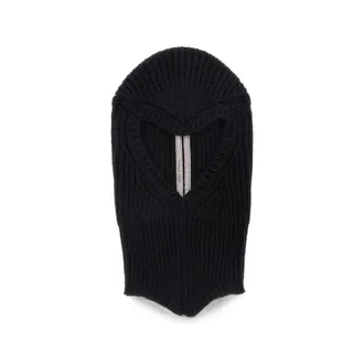 Rick Owens Ribbed-knit Cashmere And Wool Balaclava