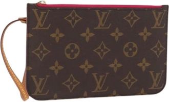 Louis Vuitton Pre-owned Clutches, female, Brown, Size: ONE SIZE Pre-owned Vintage Canvas Clutch