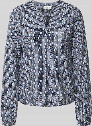 s.Oliver Red Label Loose Fit Blusenshirt aus reiner Viskose in Blau, Größe 34