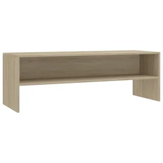 vidaXL Vidaxl - Mueble De Tv Madera Contrachapada Roble Sonoma 120x40x40cm