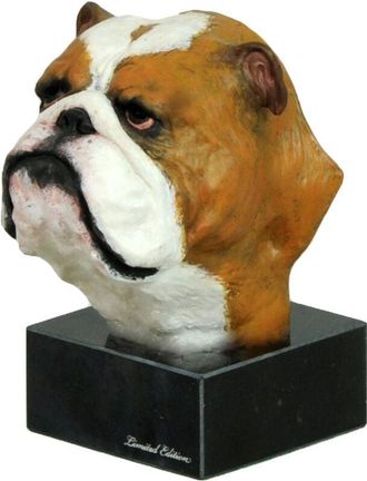 OEM Bulldog Ingl&eacute;s, Bulldog Iii - Estatuilla Pintada, Figura, Realizada Por El Artista, Marca Art-dog