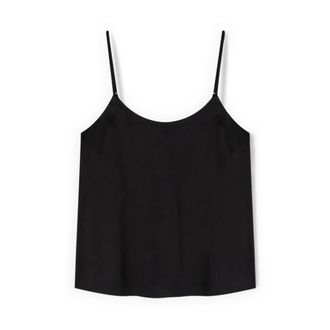 Motivi Sleeveless Tops - Dames - Tops zonder mouwen - Zwart - M - Satijn - Tops