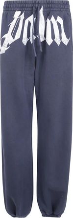 Palm Angels Heren, Broeken, Blauw, Maat: L