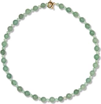 Jennifer Behr Dhara necklace - women - Aventurine/18kt Gold Plated Brass - One Size - Green