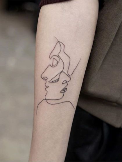 Los tatuajes de una línea son tan bonitos, que querrás uno