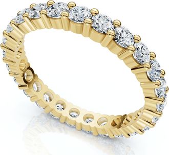 Pompeii3 1ct Diamond Eternity Wedding Ring in 14k White, Yellow, Rose Gold Lab Grown