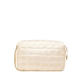 Chanel Pre-owned Canvas Pouch - Dames - Pre-owned - Beige - Maat: ONE Size Leer