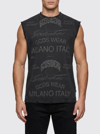 GCDS Canotta in cotone con logo Gcds