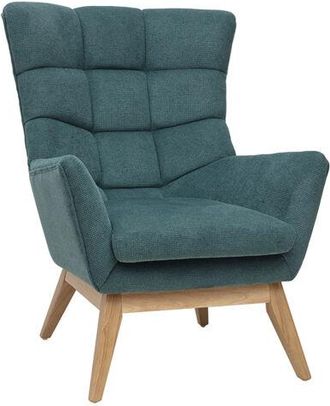 Miliboo Sill&oacute;n Escandinavo En Tejido Chenilla Celad&oacute;n Y Madera Clara Brody