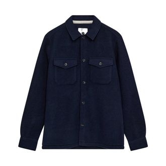Anerkjendt Jassen, Heren, Blauw, 2Xl, Wol, Gekookt wol overshirt 902022